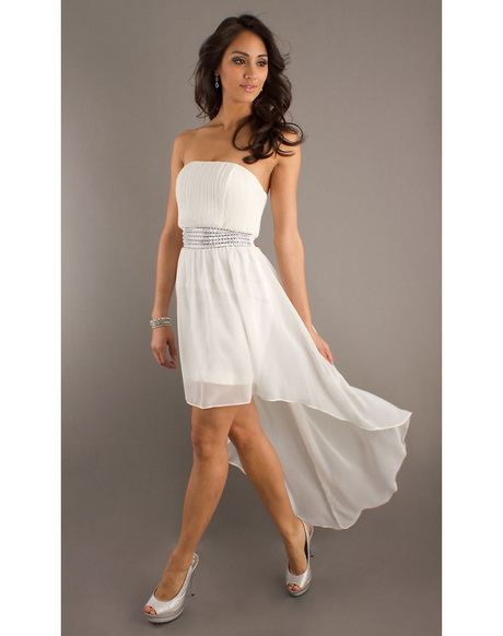 Robe soie blanche