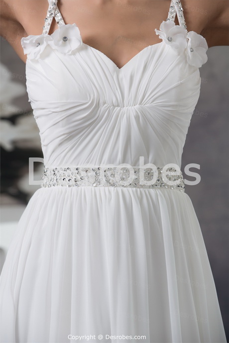 Robe soie blanche