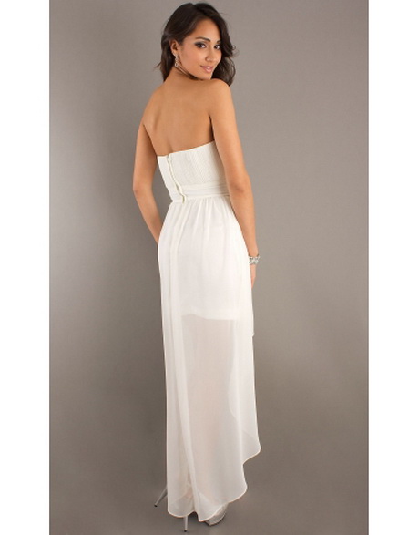 Robe soie blanche