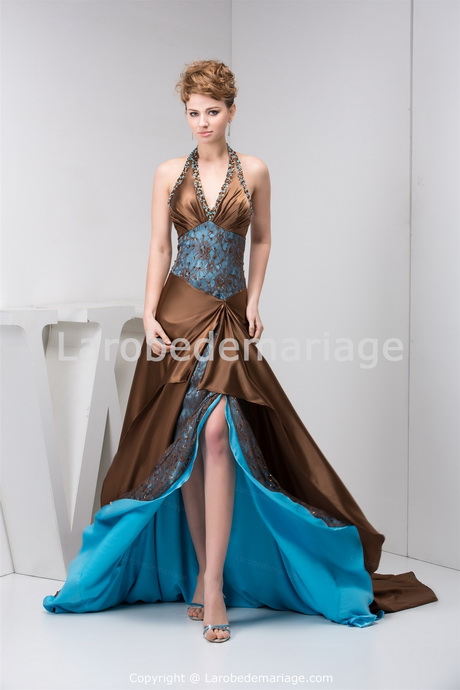 Robe soie et dentelle