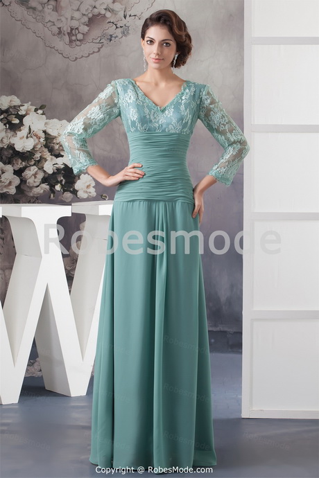 Robe soie et dentelle