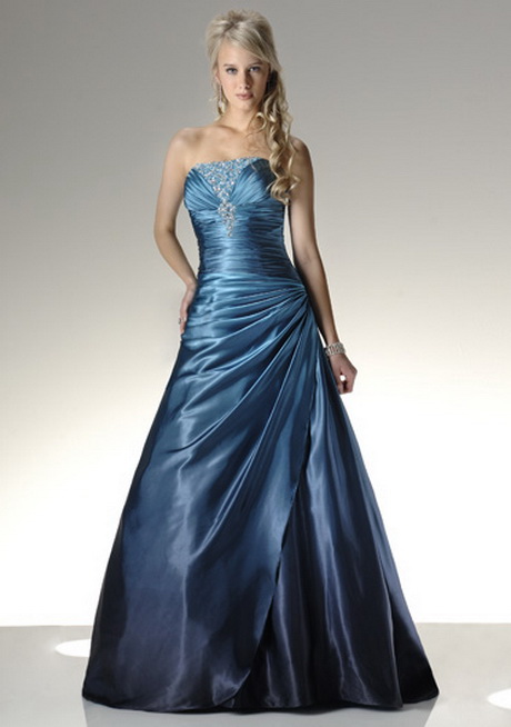 Robe soiree bleue