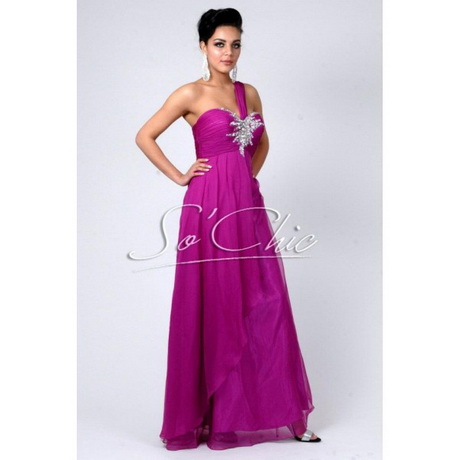 Robe soiree fushia