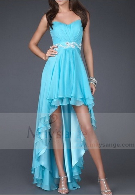 Robe soiree turquoise