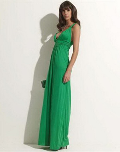 Robe soiree verte