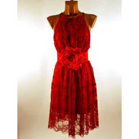 Robe tunique rouge