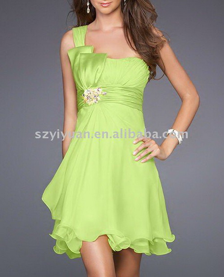 Robe vert anis