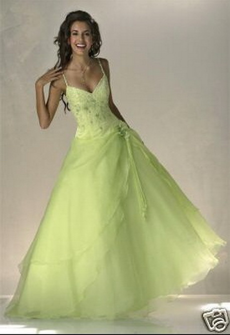 Robe vert anis