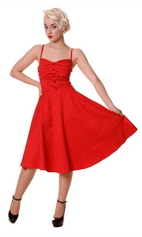 Robe vintage rouge