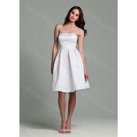 Robes bustier blanche