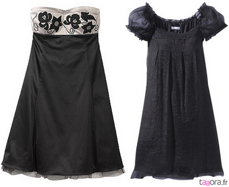 Robes noires habillees