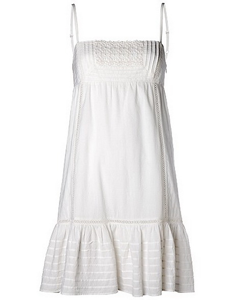 Une robe blanche