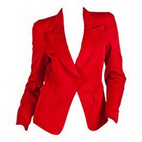 Veste tailleur rouge