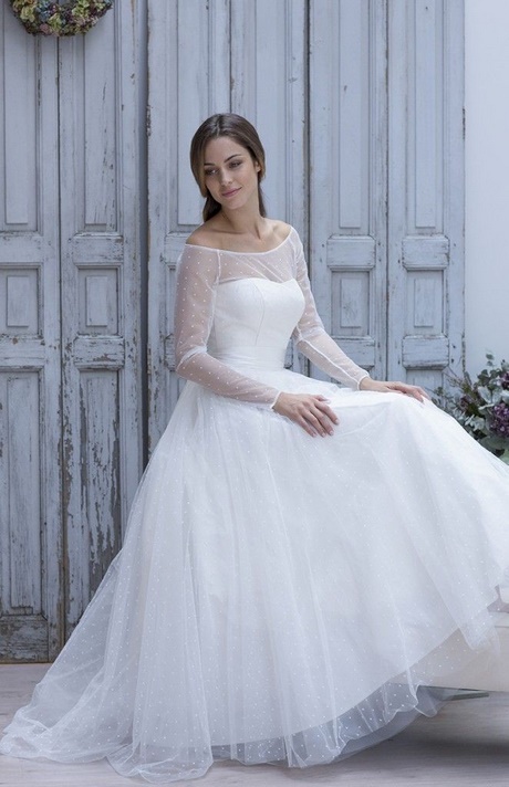 Robe de mariée manche longue 2018