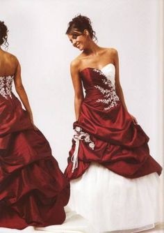 Robe de mariée rouge 2018
