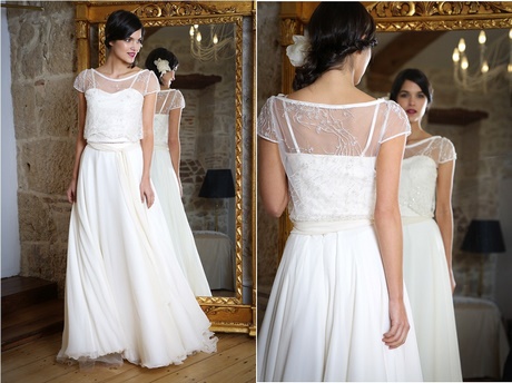 Robe de mariée simple 2018