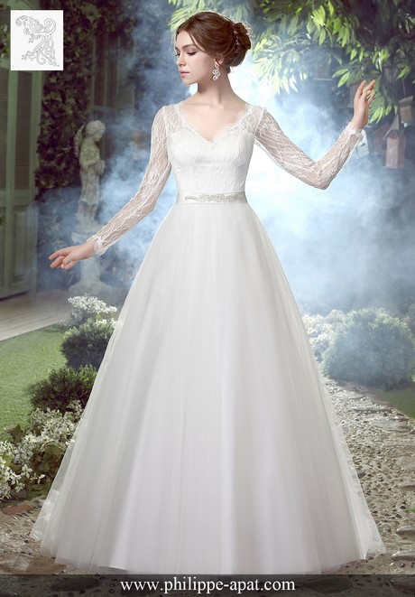 Robe de mariée manche longue 2017