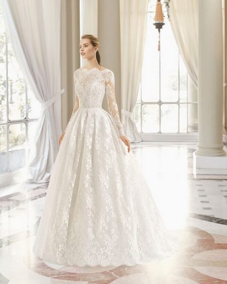 Robe de mariée manche longue 2019