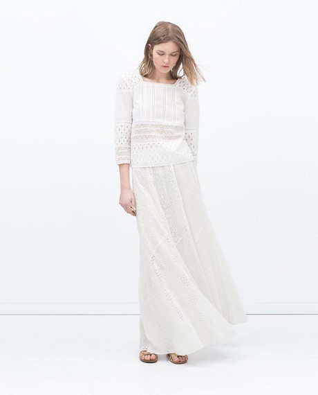 Robe longue blanche ete 2019