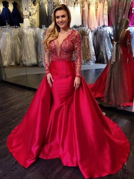 Robe soirée en dentelle 2019