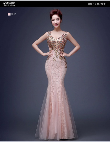 Modele de robe en dentelle longue