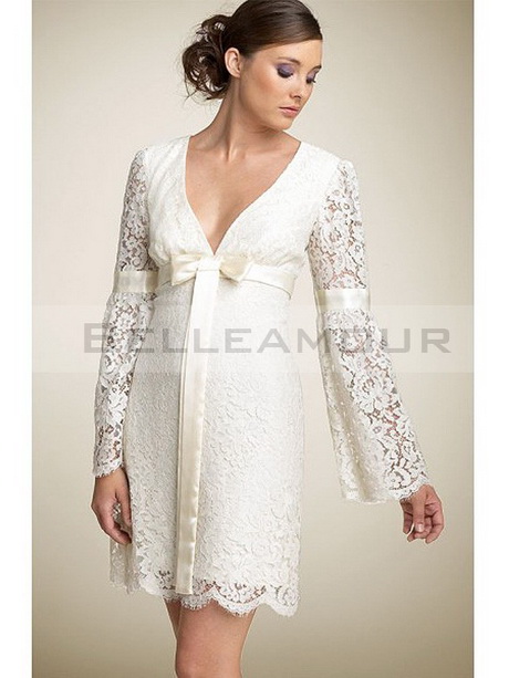 Robe blanche a dentelle