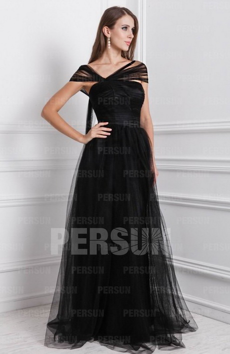 Robe de ceremonie noire