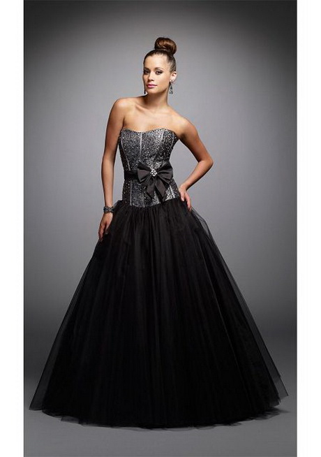 Robe de soirée noir longue