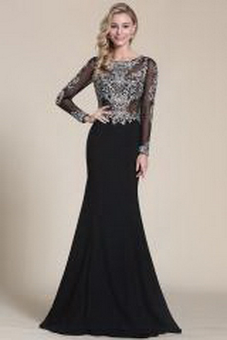 Robe de soiree manche dentelle