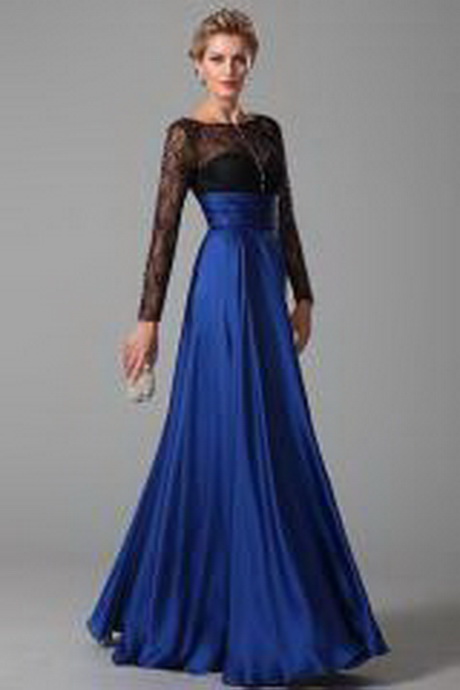 Robe longue manche longue soirée