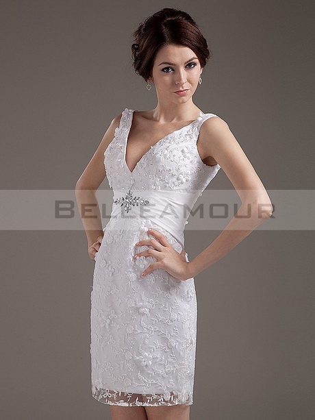 Robe mariee courte dentelle