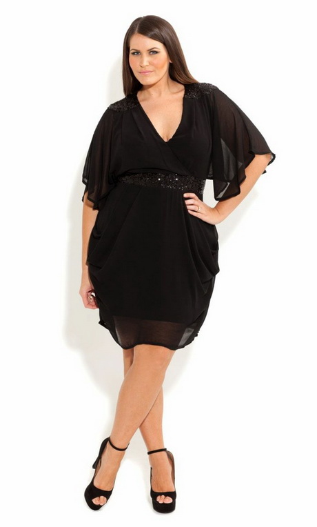 Robe noire ronde