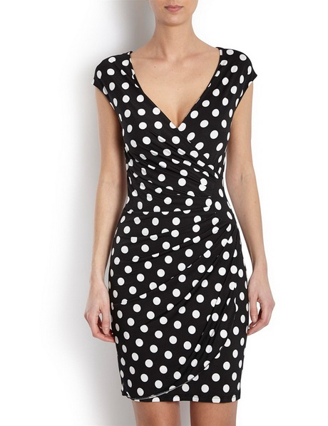 Robe portefeuille a pois