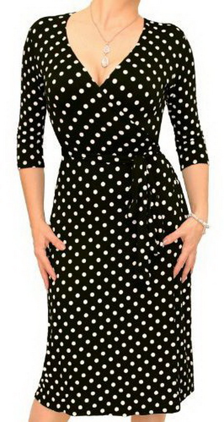 Robe portefeuille a pois