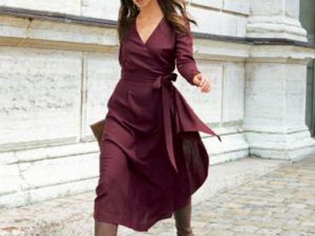 Robe portefeuille chic