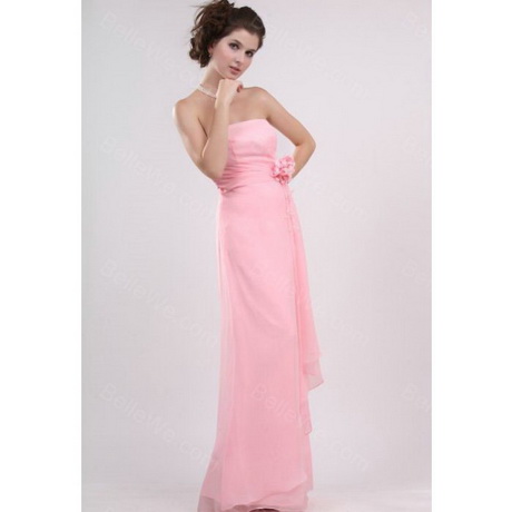 Robe rose longue