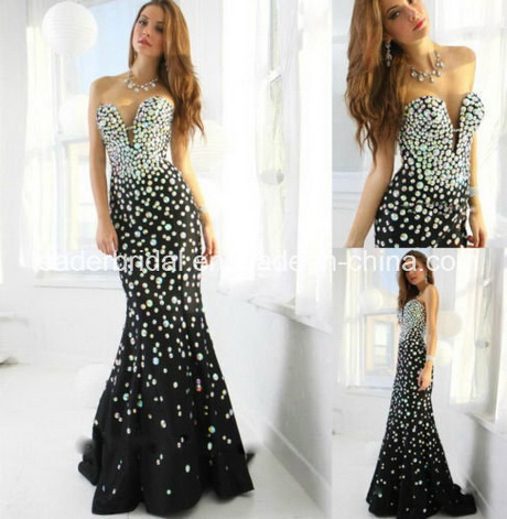 Robe soirée strass