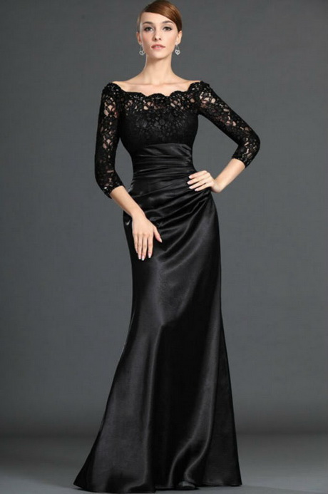 Robe soiree noir dentelle