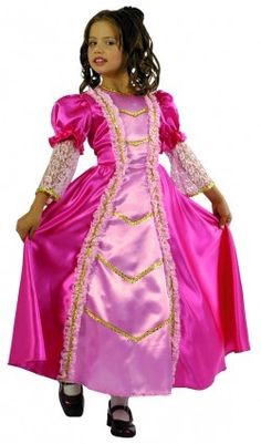 Deguisement princesse rose fille