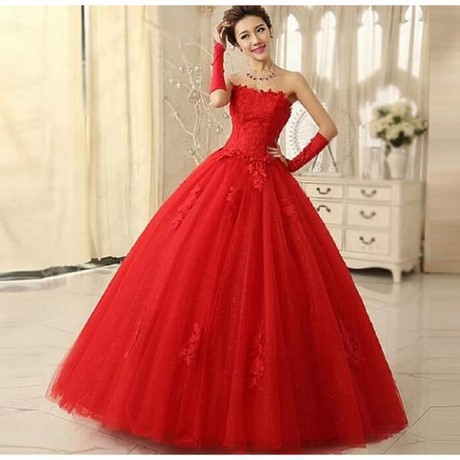 Princesse robe rouge