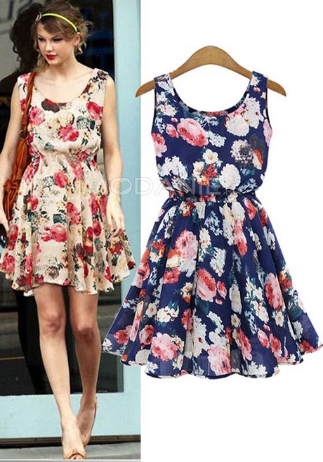 Robe a fleur ete