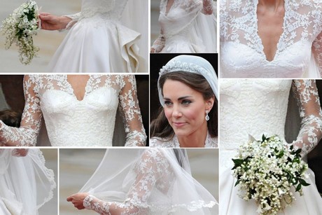 Robe avec dentelle pour mariage