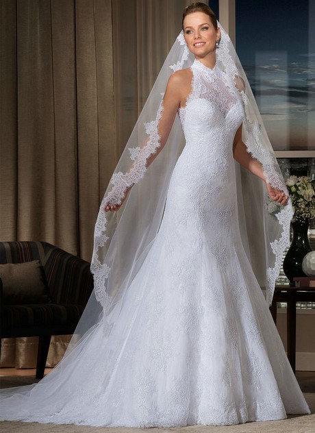 Robe avec dentelle pour mariage