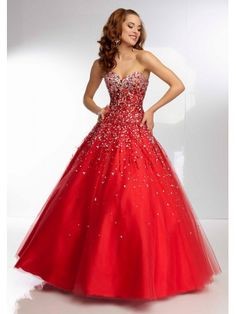 Robe bal rouge