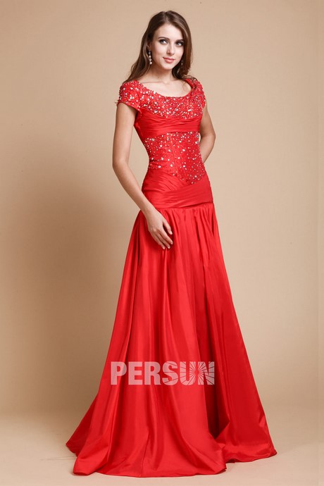 Robe bal rouge