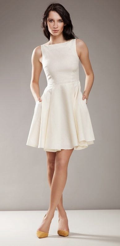 Robe blanche de princesse