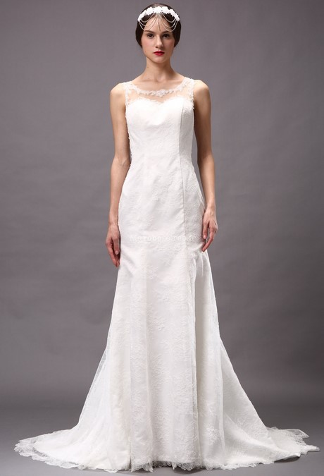 Robe blanche longue fluide