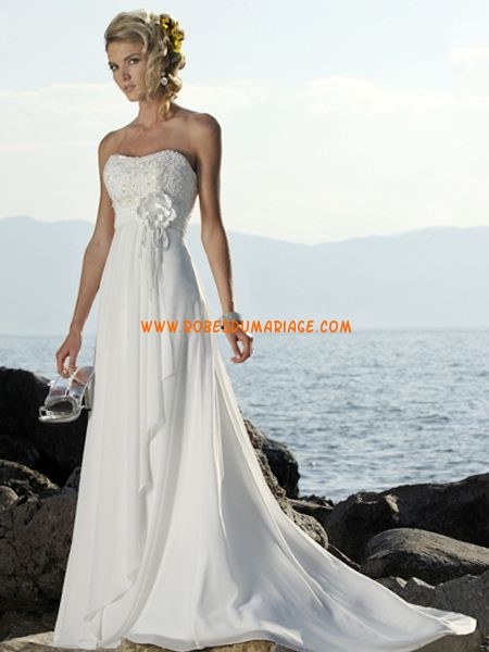 Robe blanche style mariée