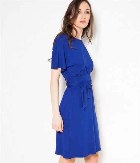 Robe bleu femme