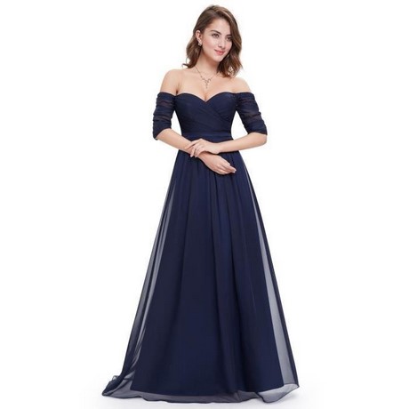 Robe bleu marine longue